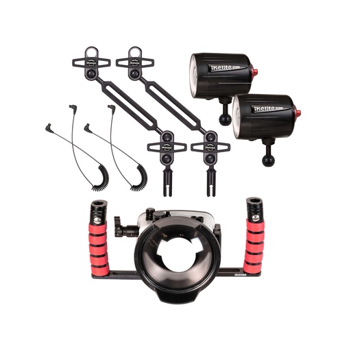 [62343E] OM System Tough TG-7, TG-6 and Ecko Strobes Wide Angle Kit - Ikelite