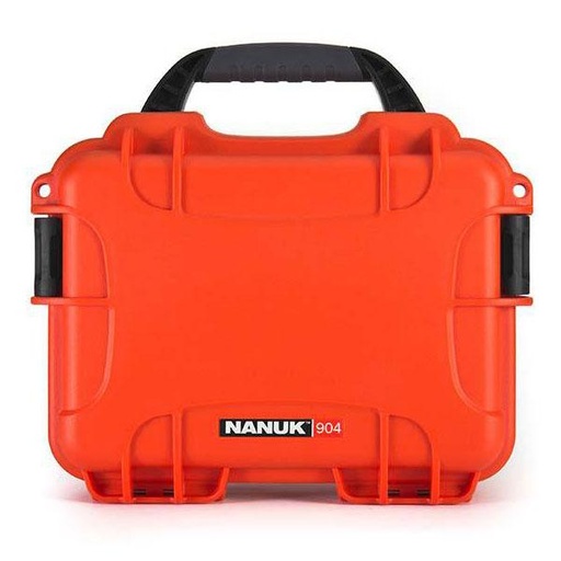 [N904-O] Nanuk 904 Small Hard Case - Internal Dimensions 213x152x94mm - Orange