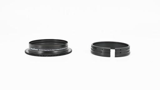 Nauticam Zoom Gear SLE1424-Z for Sigma 14-24mm f/2.8 DG DN Art Lens for Leica L, Sony E