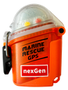 Nautilus Marine Rescue GPS NexGen (with batteries) - Nautilus Lifeline Marine Rescue GPS / Silicone Pouch / Lanyard