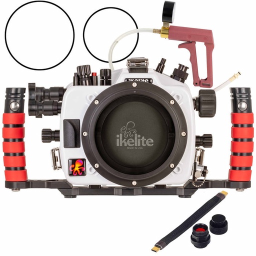 [71075-DLX] Nikon Z5II - Ikelite 200DL Housing Deluxe Version with Handles, Vacuum Pump, & USB-C Charging Bulkhead - 71075-DLX