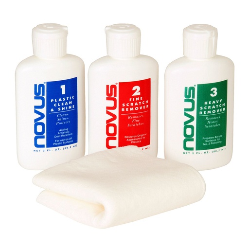 [6201.32] NOVUS Polish 2 oz (59.2 ml) Bottle Set - 6201.32