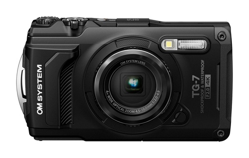 [V110030BG000] OM System Tough TG-7 Digital Camera - Black