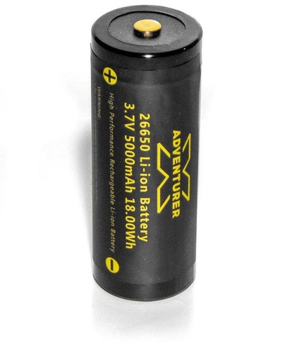 [X-26650] X-Adventurer 26650 Battery for M2500-WSRBA, M3000