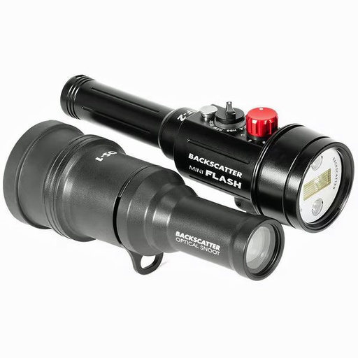 [BS-MF3-COMBO] Backscatter Mini Flash 3 Underwater Strobe with Snoot 